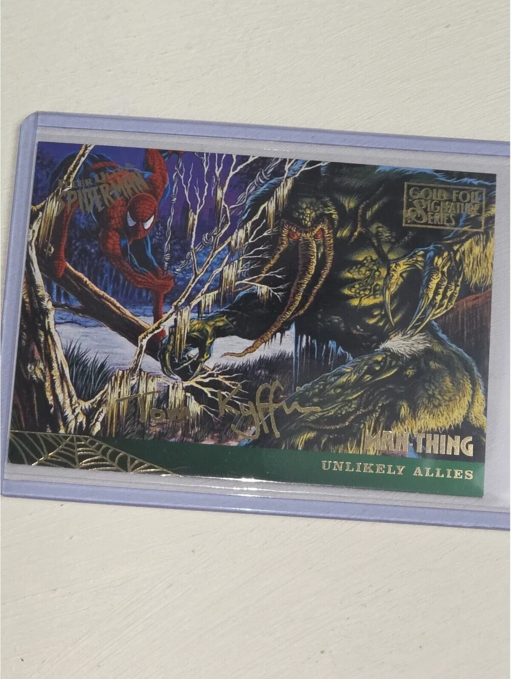 1995 Fleer Ultra SPIDER-MAN Gold Foil Signature Series #132 Man Thing